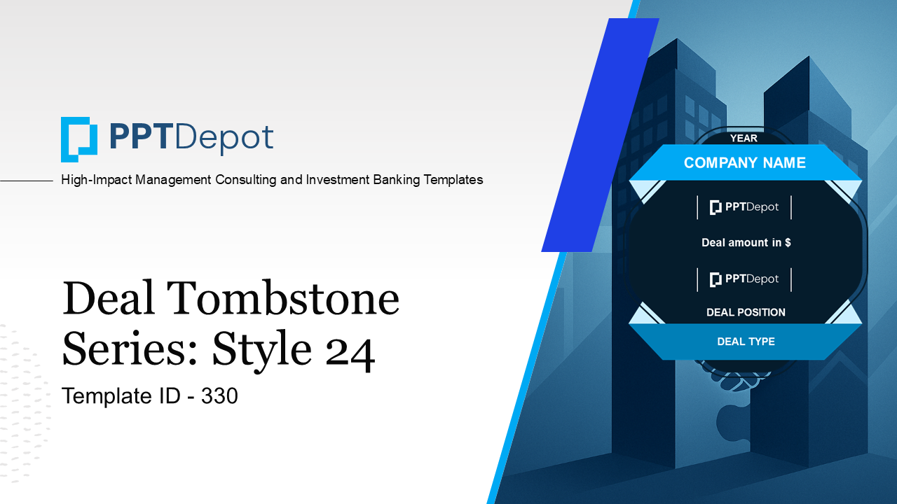 Deal Tombstone Series: Style 24 PPT Slide 1