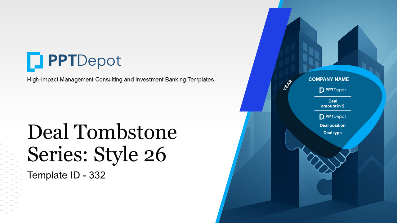 Deal Tombstone Series: Style 26 PPT Slide 1