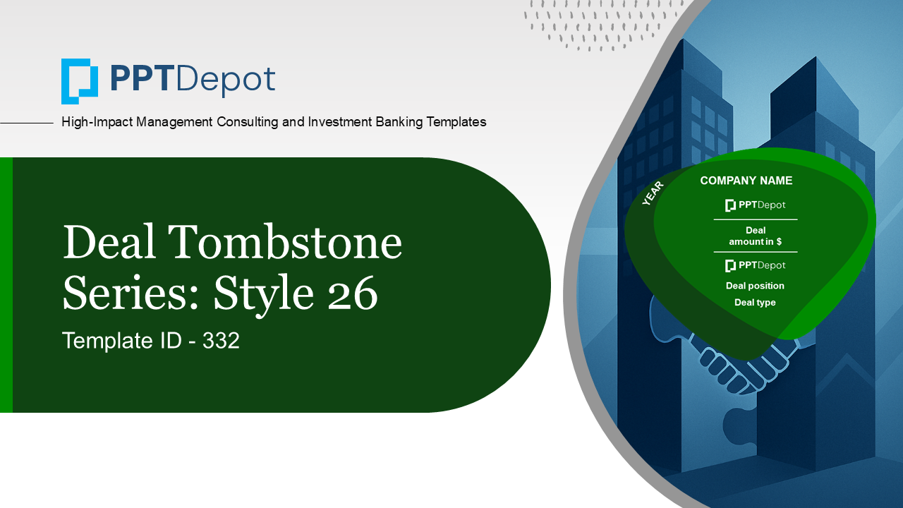 Deal Tombstone Series: Style 26 PPT Slide 1