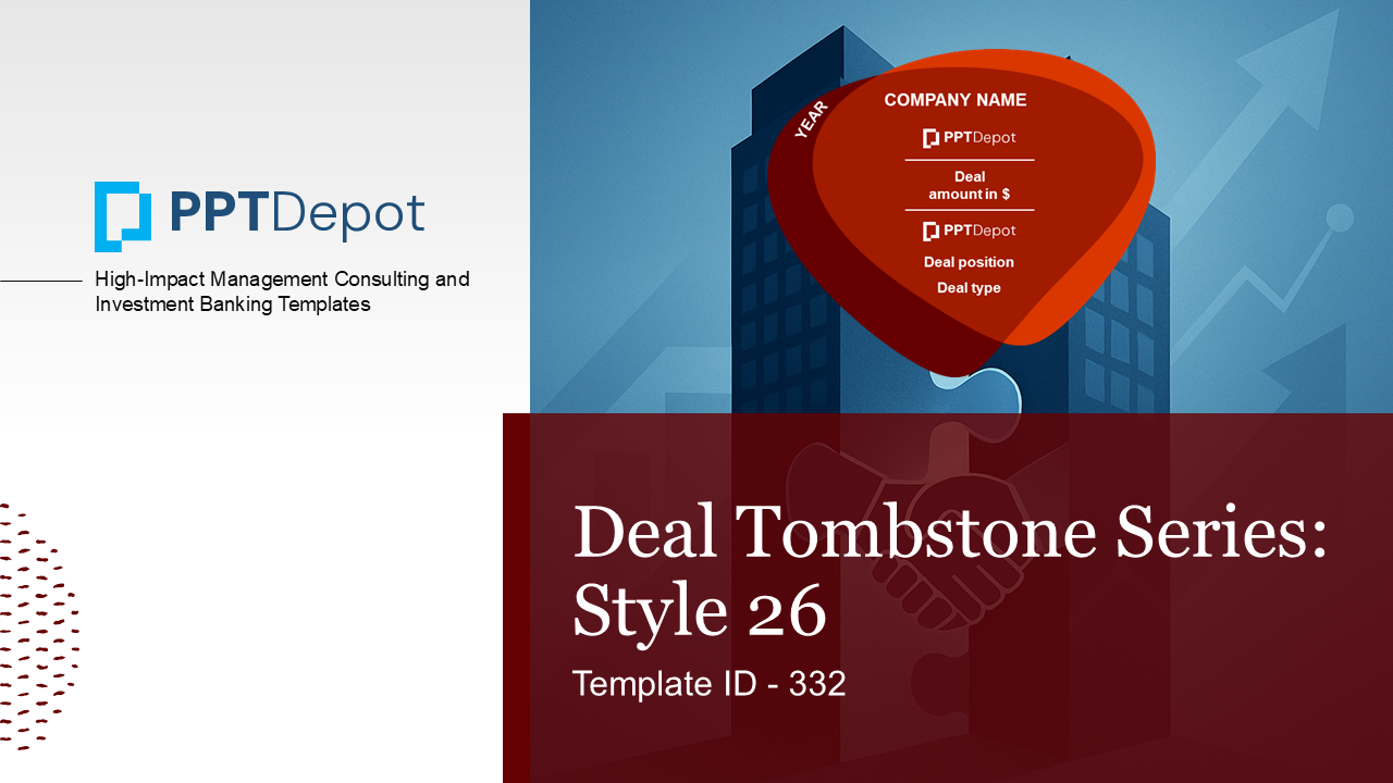 Deal Tombstone Series: Style 26 PPT Slide 1