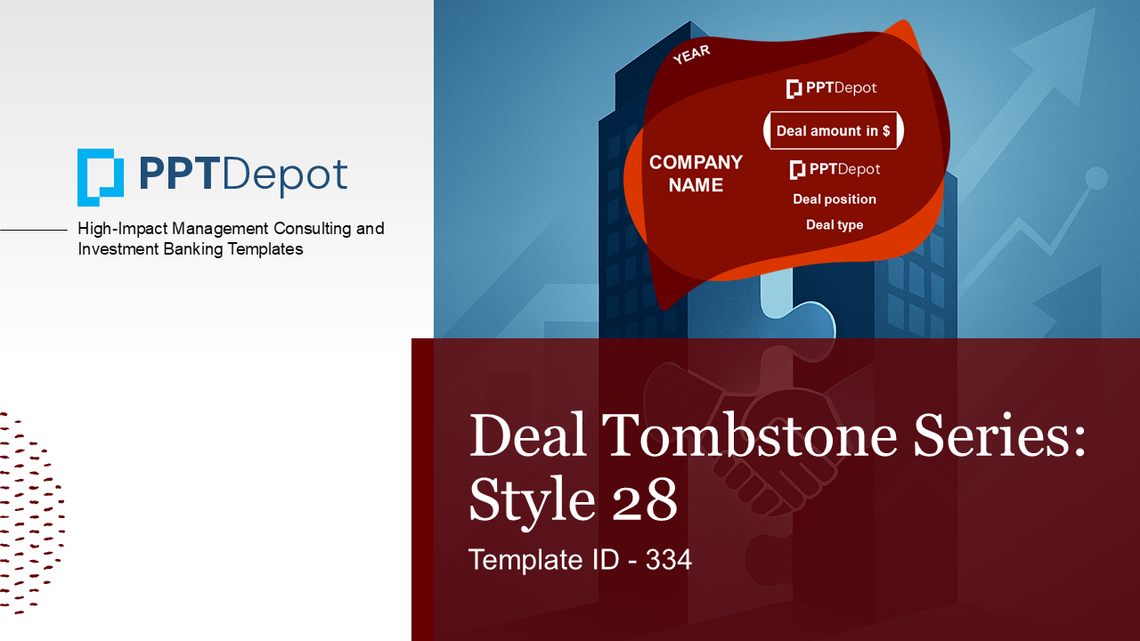 Deal Tombstone Series: Style 29 PPT Slide 1