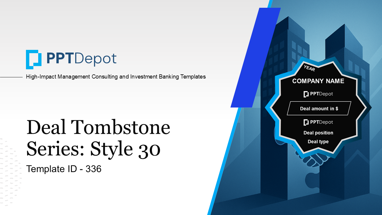 Deal Tombstone Series: Style 30 PPT Slide 1