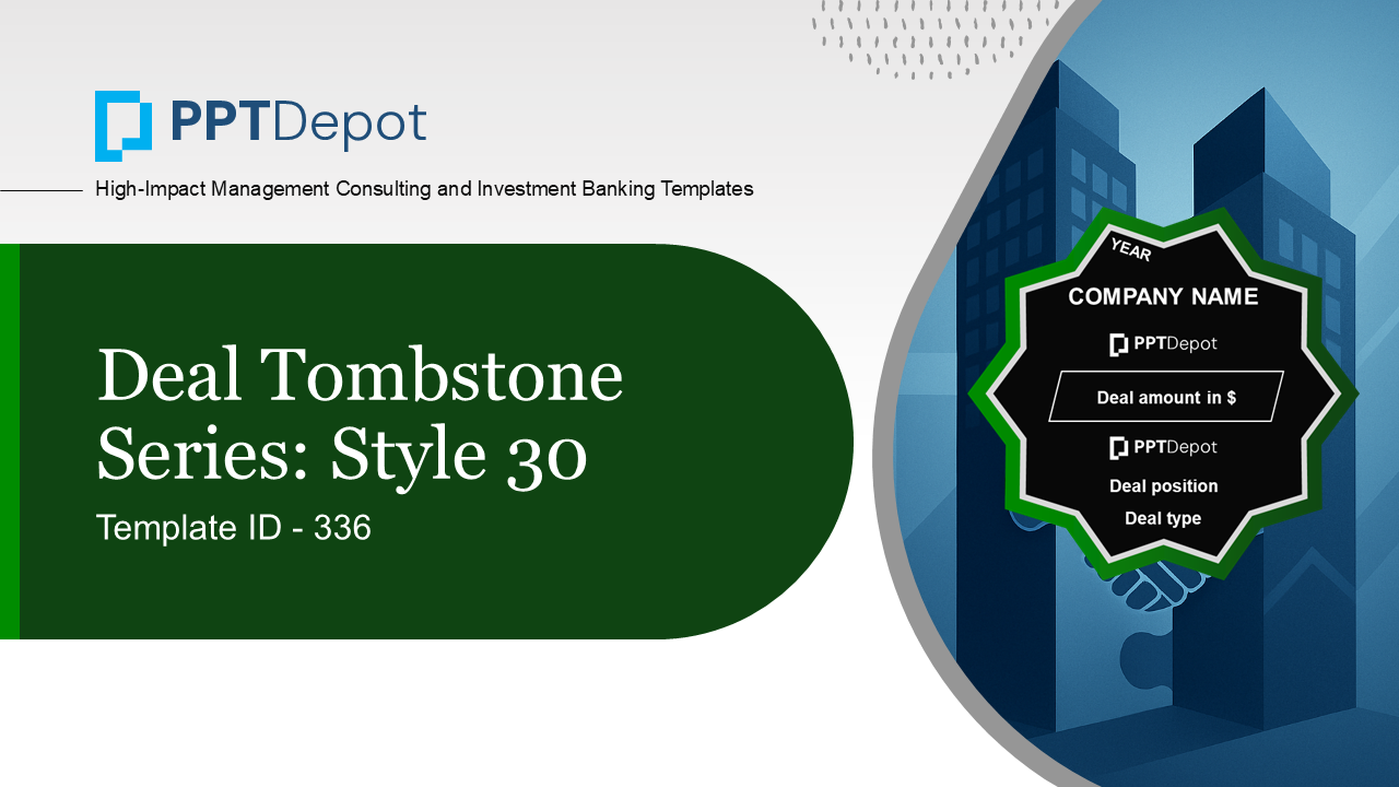 Deal Tombstone Series: Style 30 PPT Slide 1