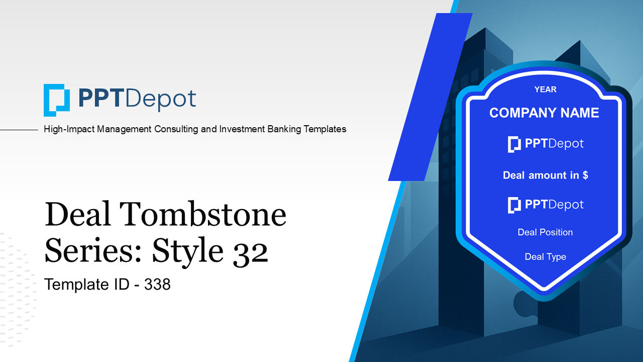 Deal Tombstone Series: Style 32 PPT Slide 1