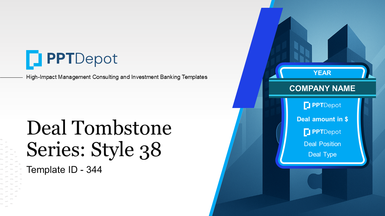 Deal Tombstone Series: Style 38 PPT Slide 1