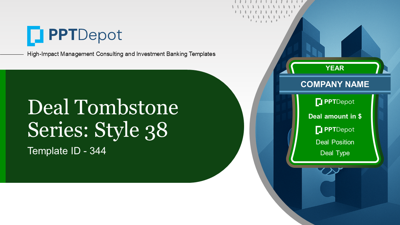 Deal Tombstone Series: Style 38 PPT Slide 1