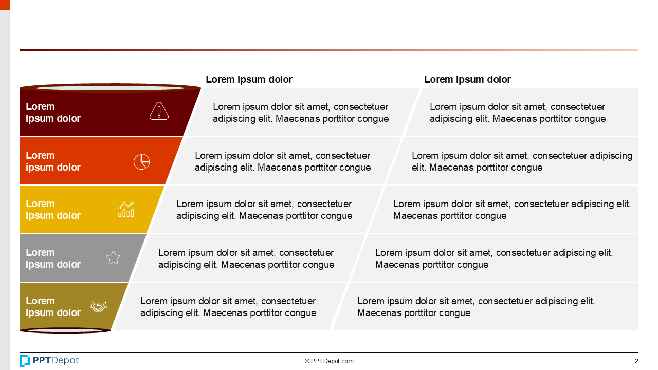 Conversion Funnel with Stage KPIs PPT Slide 3