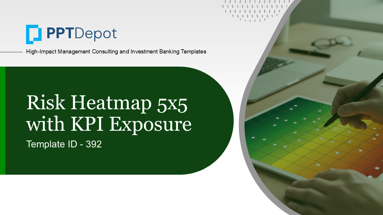 Risk Heatmap with KPI Exposure PPT Slide 1
