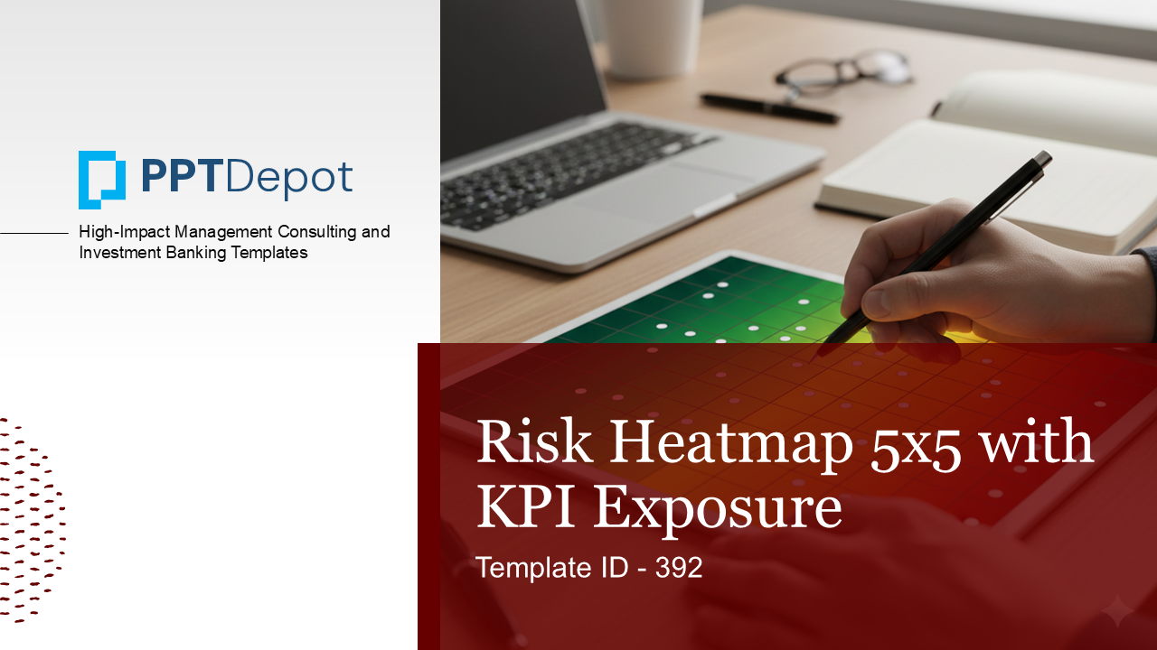 Risk Heatmap with KPI Exposure PPT Slide 1