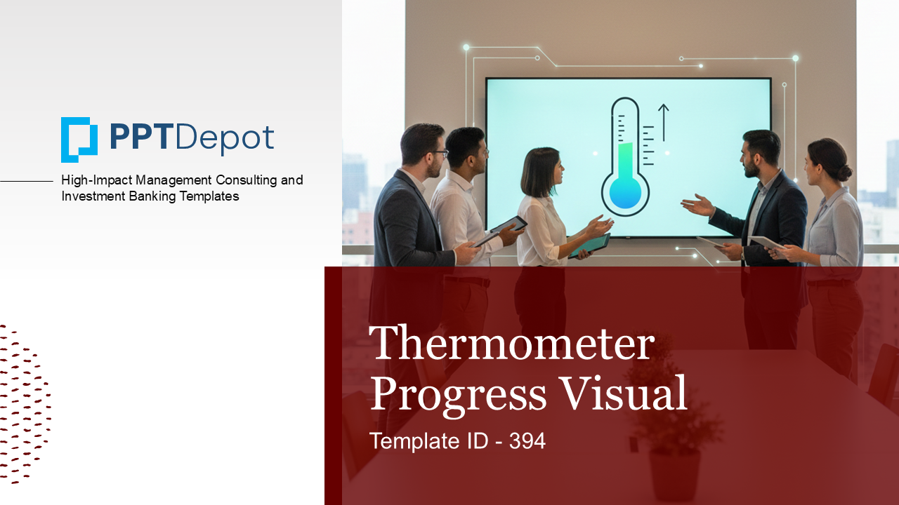 Thermometer Progress Visual PPT Slide 1