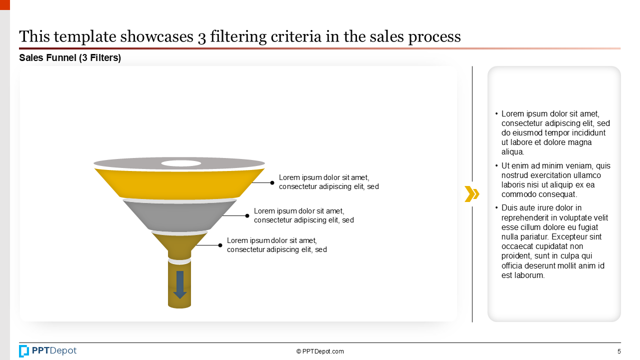 Sales Funnel PPT Slide 3