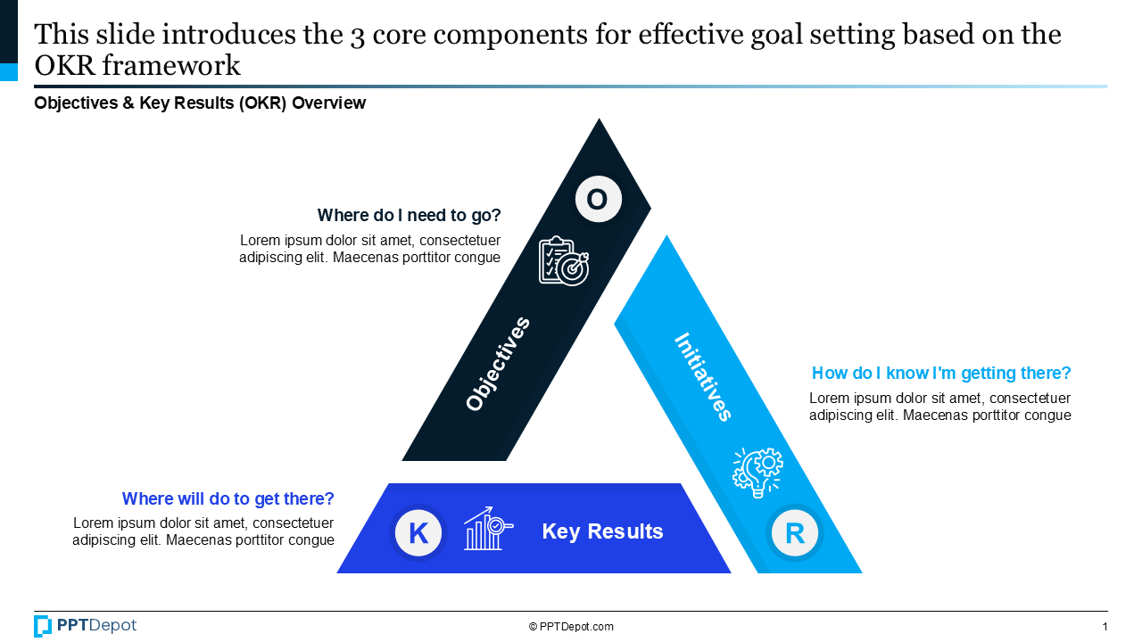 Objectives & Key Results (OKR) PPT Slide 2
