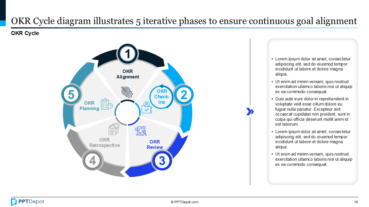 Objectives & Key Results (OKR) PPT Slide 4