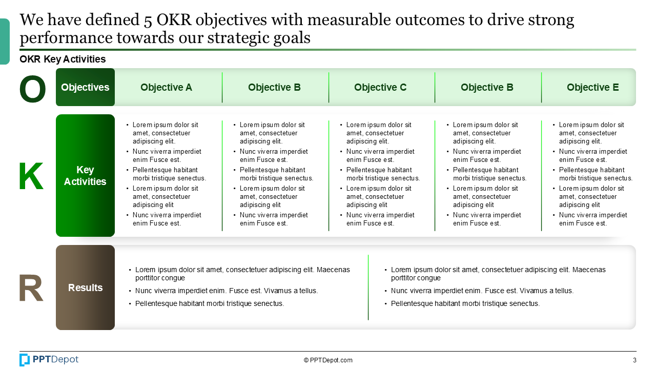 Objectives & Key Results (OKR) PPT Slide 3