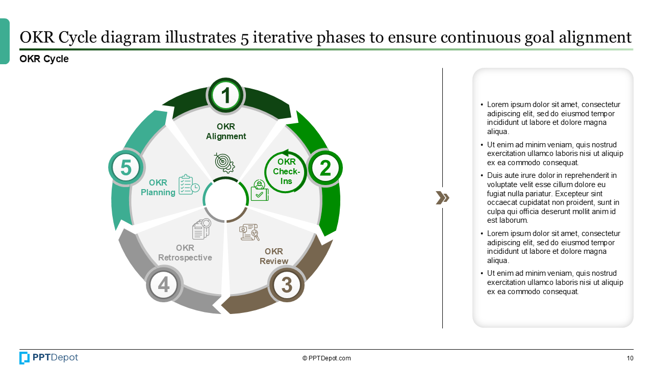 Objectives & Key Results (OKR) PPT Slide 4