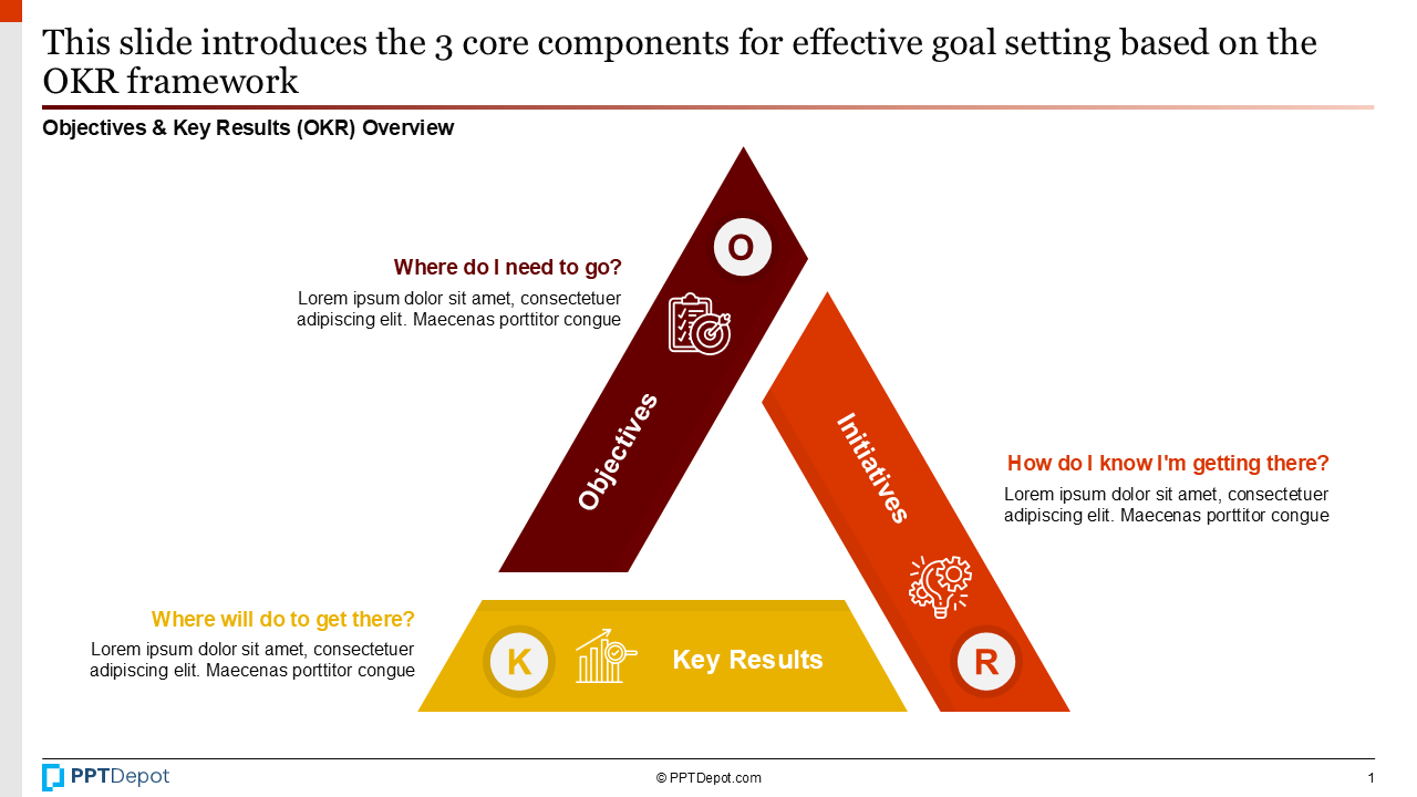 Objectives & Key Results (OKR) PPT Slide 2