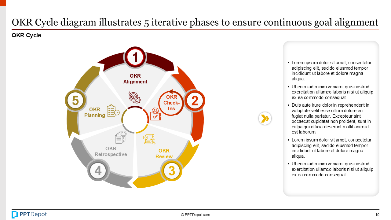 Objectives & Key Results (OKR) PPT Slide 4