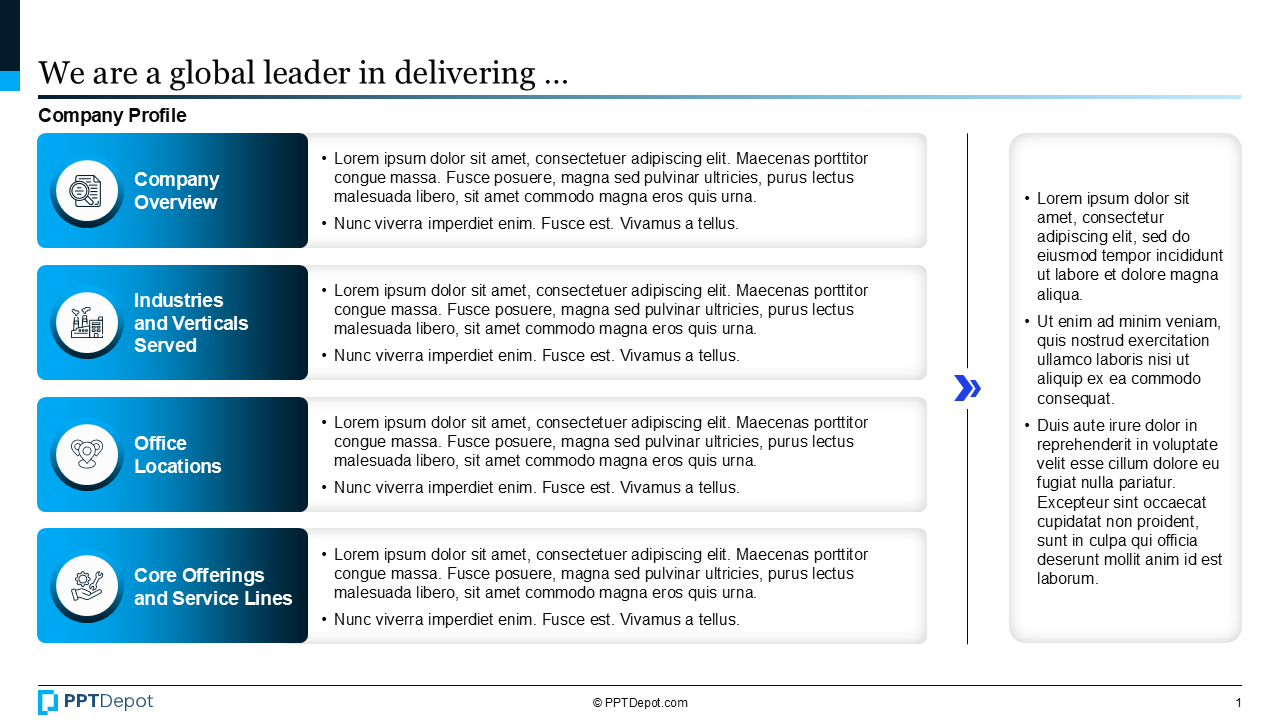 Company Profile PPT Slide 2