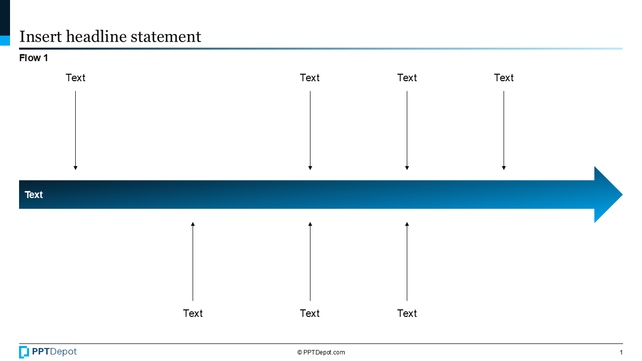 Shape Series: Flow PPT Slide 2