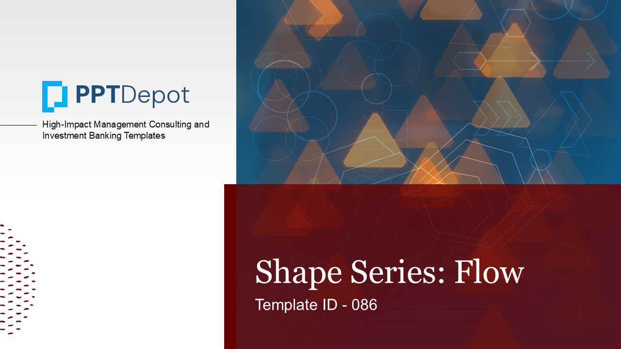 Shape Series: Flow PPT Slide 1