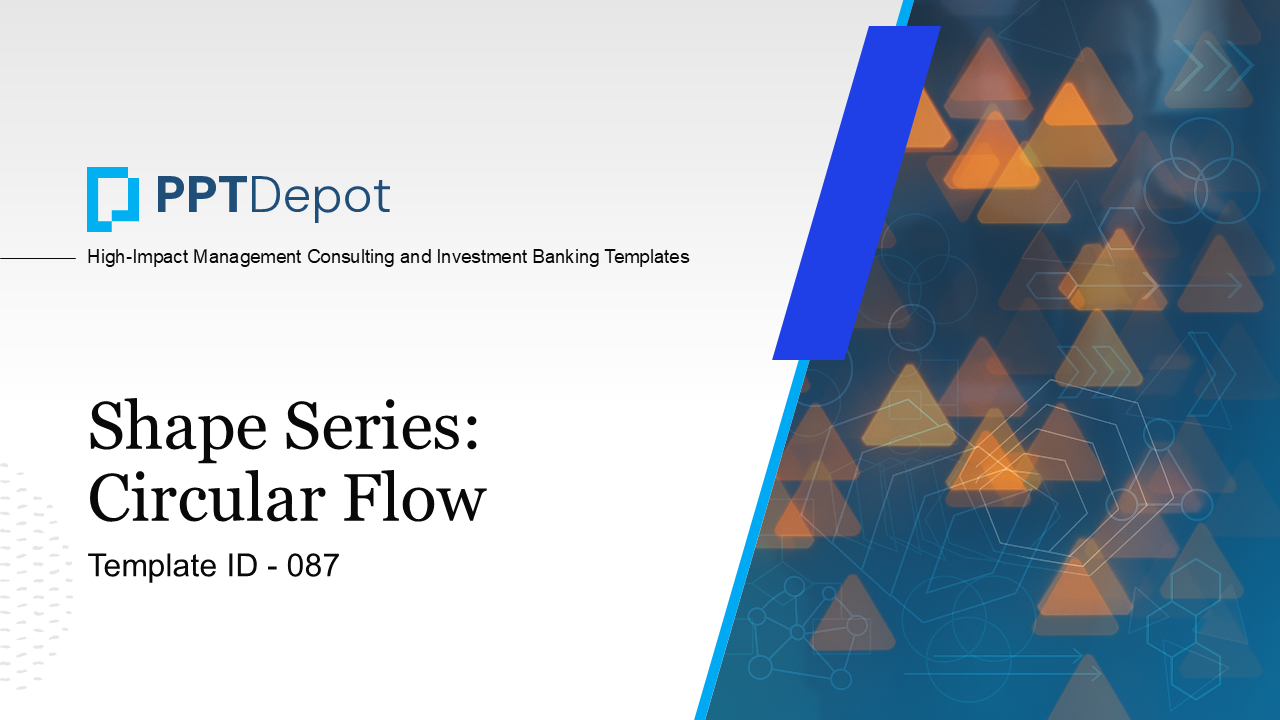 Shape Series: Circular Flow PPT Slide 1
