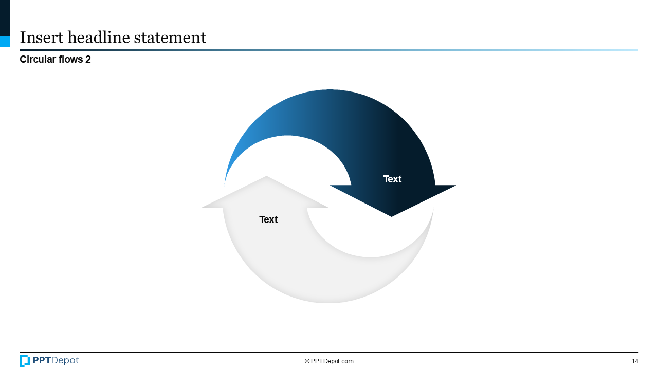 Shape Series: Circular Flow PPT Slide 4
