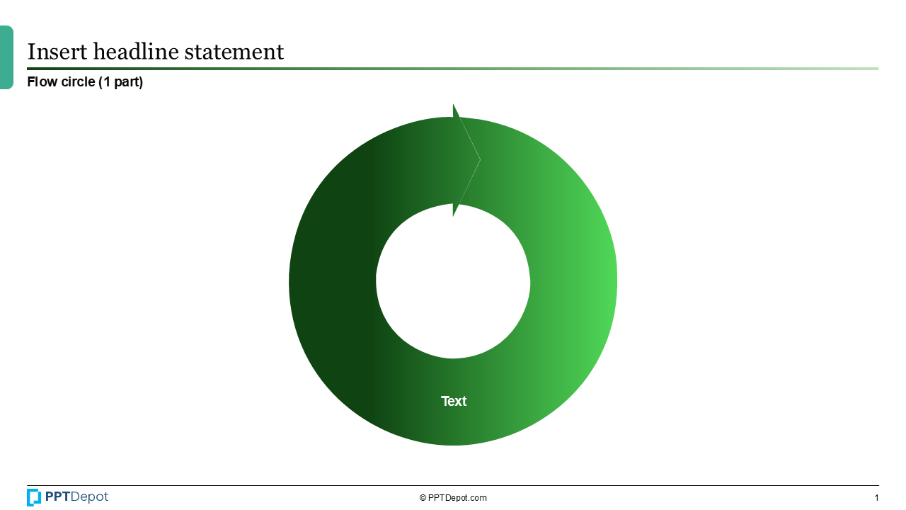 Shape Series: Circular Flow PPT Slide 2