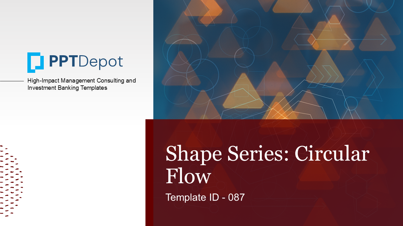 Shape Series: Circular Flow PPT Slide 1