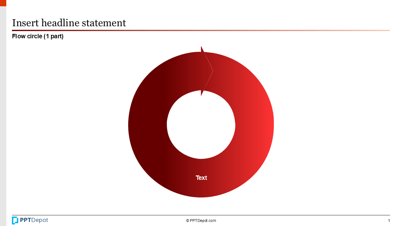 Shape Series: Circular Flow PPT Slide 2