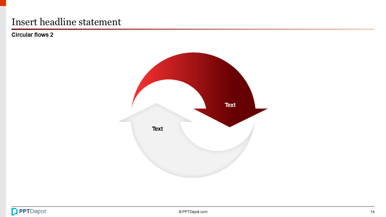 Shape Series: Circular Flow PPT Slide 4
