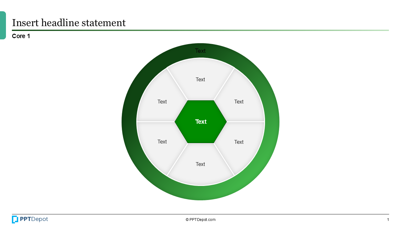 Shape Series: Segments PPT Slide 2