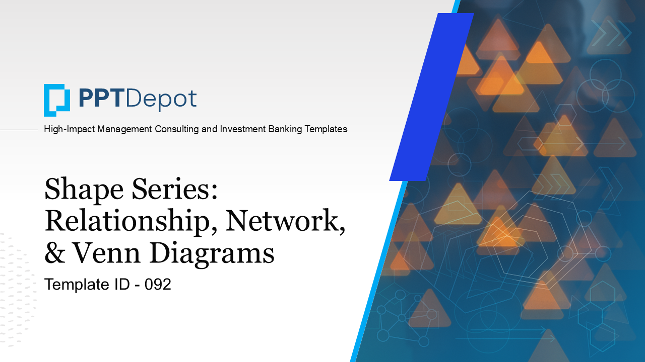 Shape Series: Relationship, Network, & Venn Diagrams PPT Slide 1
