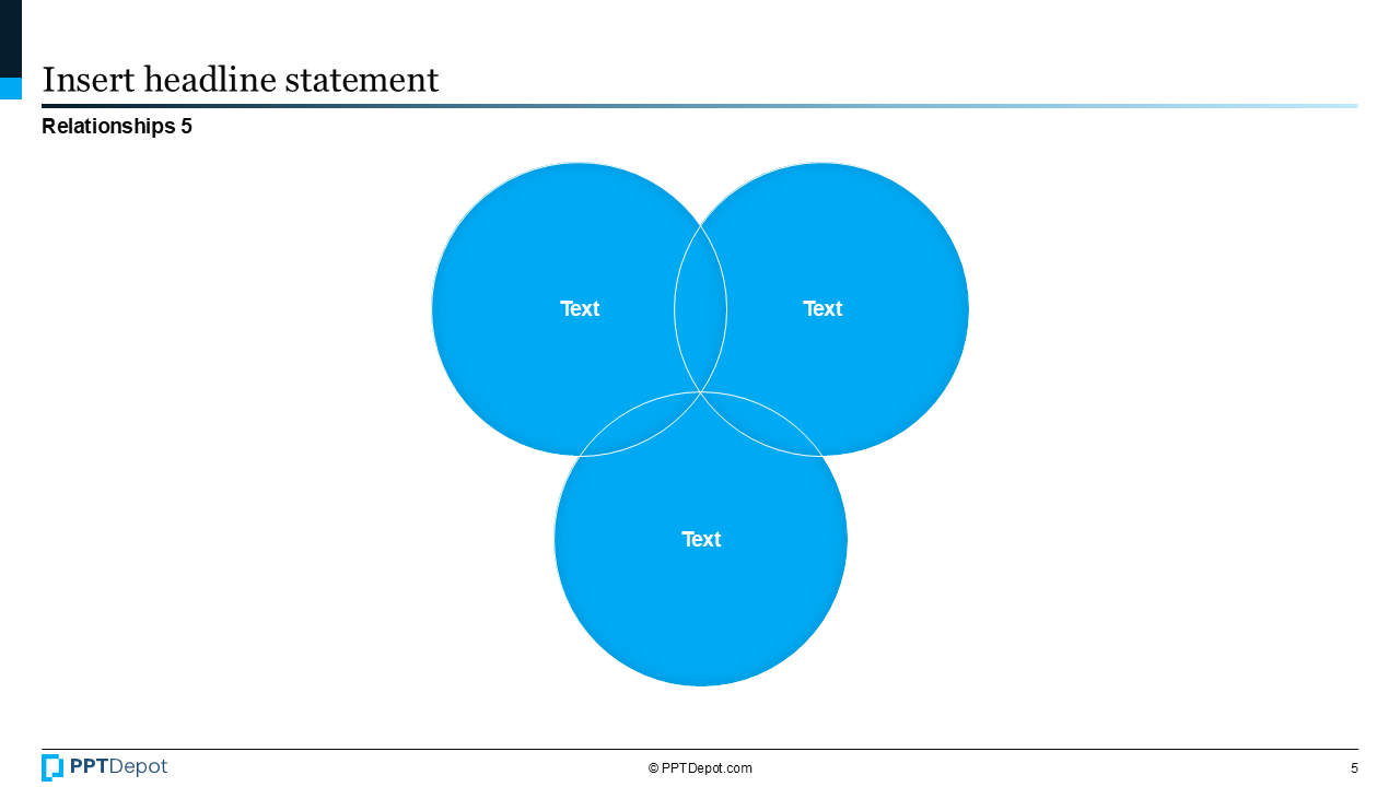 Shape Series: Relationship, Network, & Venn Diagrams PPT Slide 2
