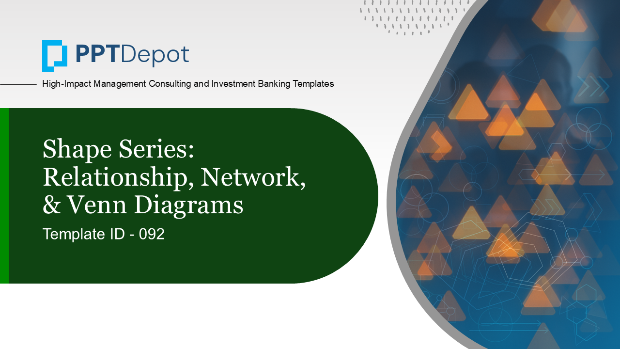 Shape Series: Relationship, Network, & Venn Diagrams PPT Slide 1