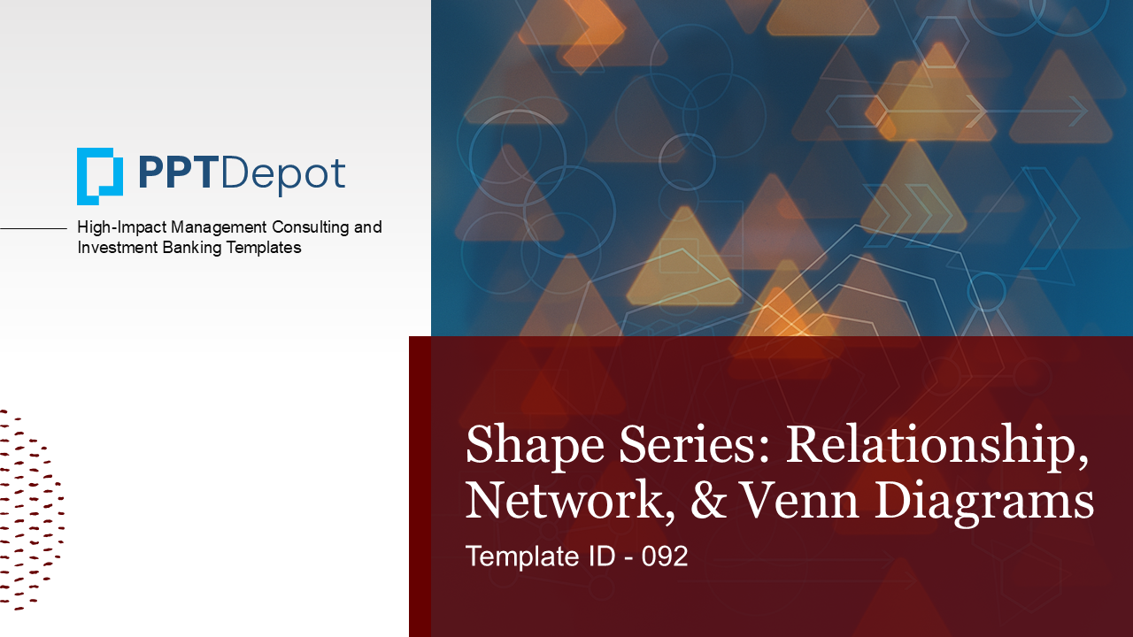 Shape Series: Relationship, Network, & Venn Diagrams PPT Slide 1