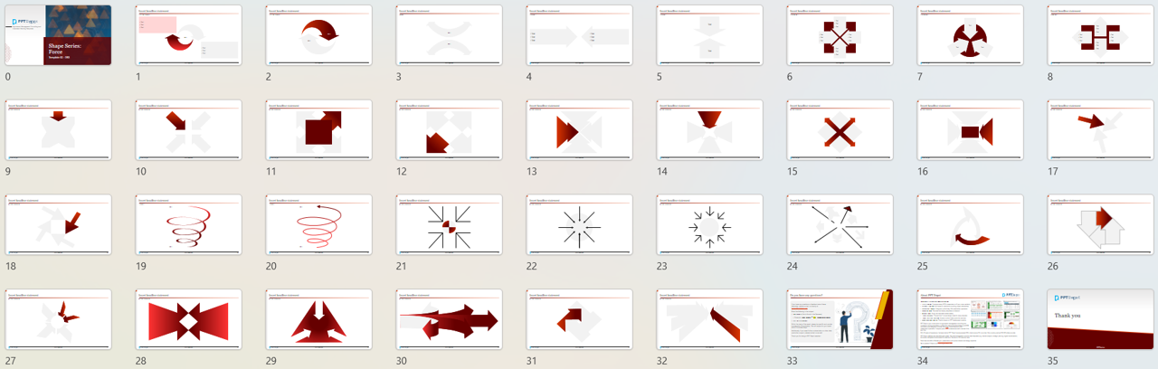 Shape Series: Force PPT Slide 4