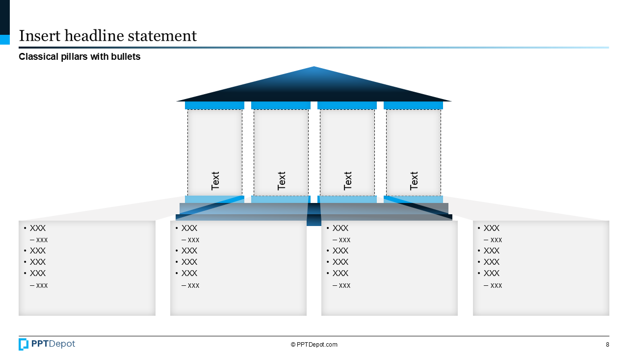 Shape Series: Building & Pillars  PPT Slide 3