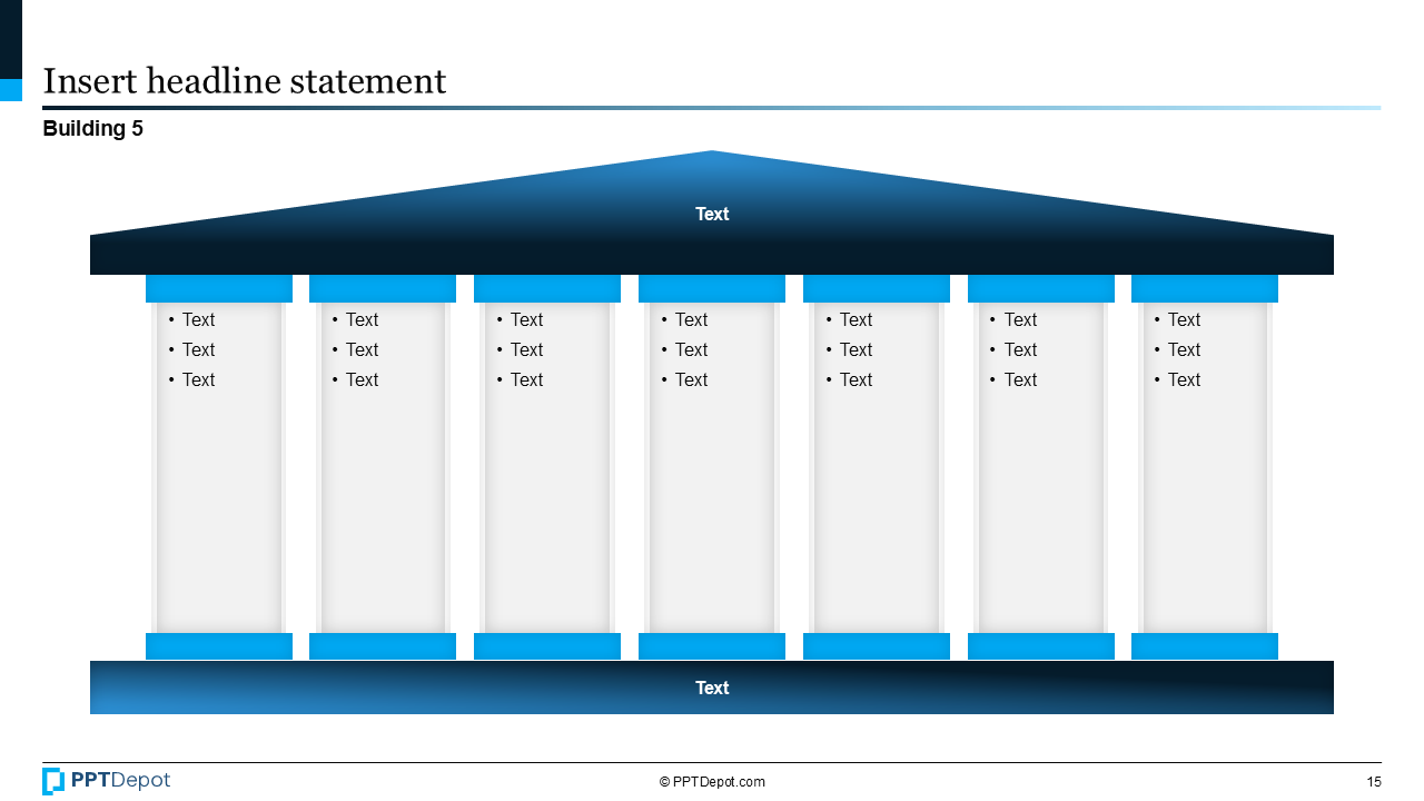 Shape Series: Building & Pillars  PPT Slide 4