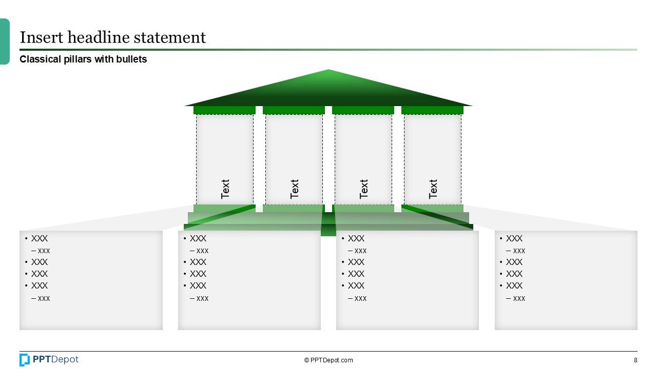 Shape Series: Building & Pillars  PPT Slide 3