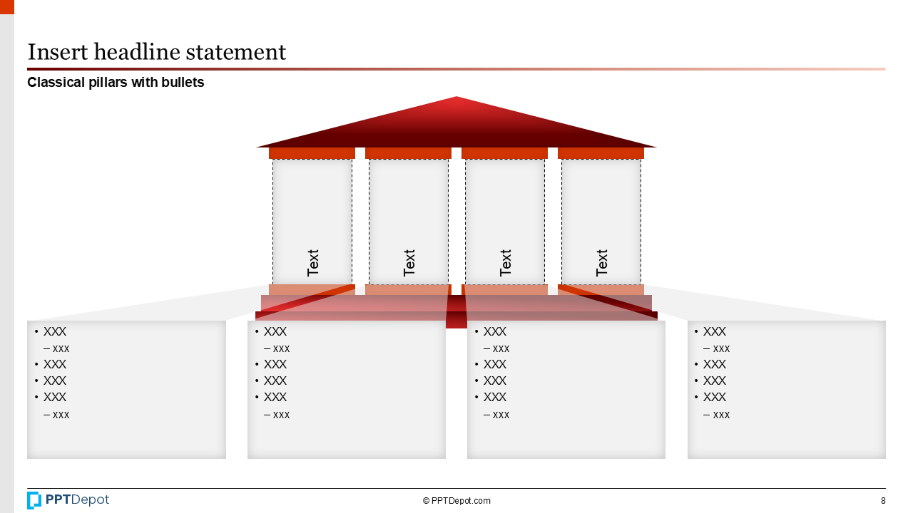 Shape Series: Building & Pillars  PPT Slide 3