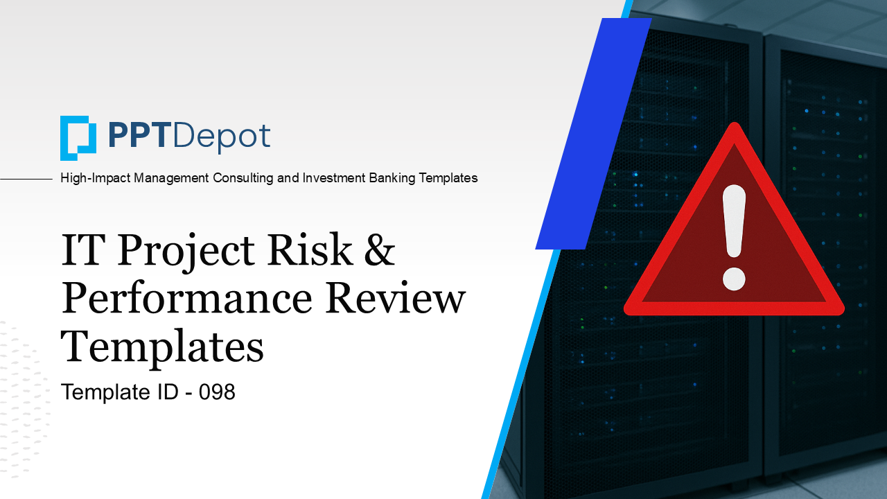 IT Project Risk & Performance Review PPT Slide 1