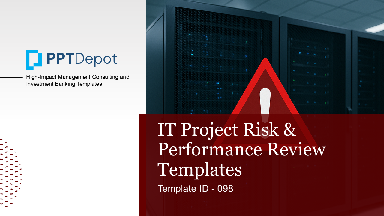 IT Project Risk & Performance Review PPT Slide 1